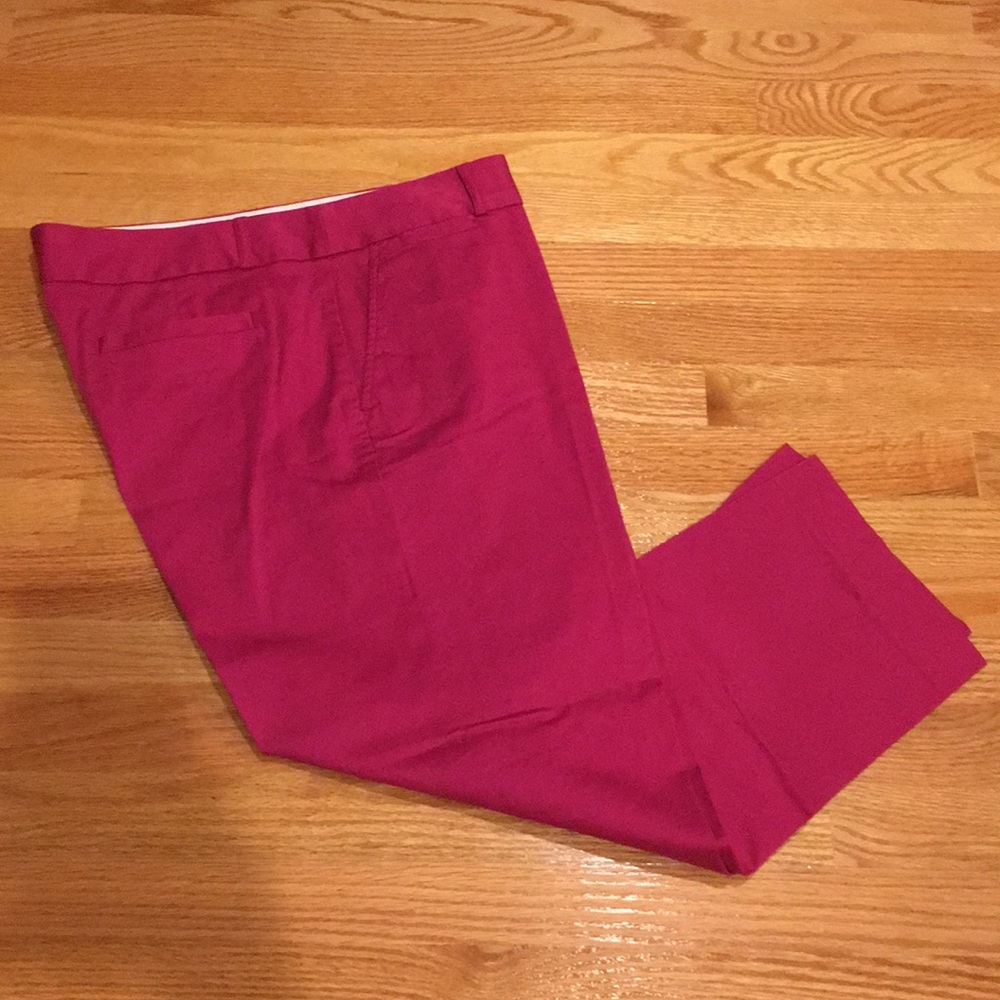 Banana Republic Magenta Ankle Pants